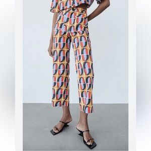 Zara Geometric Shape Pants